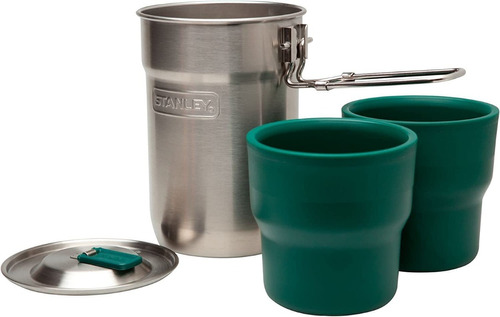 Stanley Adventure Camp Hervidor Acero Inoxidable Y Tazas 