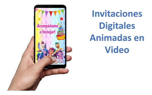 Invitacion My Little Pony Nueva Generacion Tarjeta Video