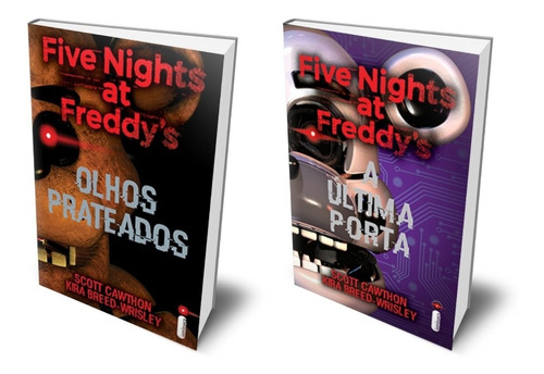 Five Nights Freddys Olhos Prateados Vols. 1 E 3 Frete Grátis