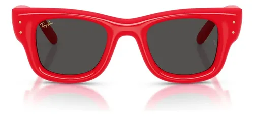 Ray Ban Rojos Ray-ban Lentes De Sol Wayfarer Puffer Rb4940 683187 50 Size Rojo Negro ...