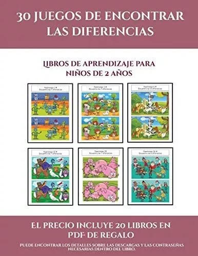 Libro: Libros De Aprendizaje Para Niños De 2 Años (30 Juegos