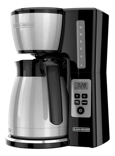 Black+decker Cafetera Térmica Programable De 12 Tazas Con...