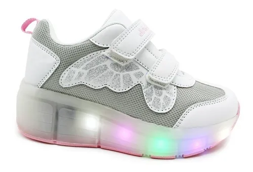 Zapatillas Ni a Jaguar 4014 Luces Rueditas Envio Gratis