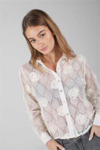 Camisa Premium London Broderie Bordada Guk70017 Arizona