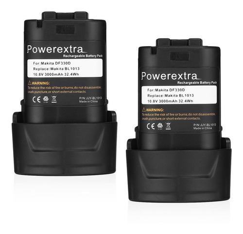 Powerextra Batería De Repuesto Para Makita Bl1013 Makita Bl1