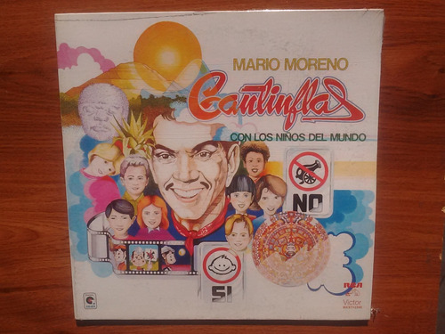 Mario Moreno Cantinflas Con Los Niños Del Mundo. Disco Lp
