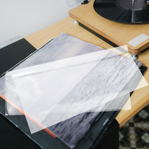 50 Unidades, Fundas Exteriores Para Discos De Vinilo Autoadh