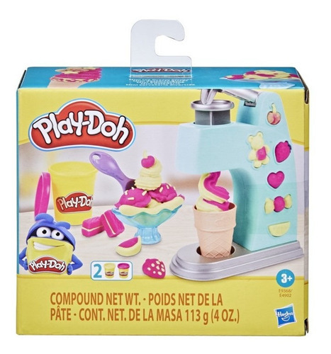 Masa Play Doh Mini Heladería Color Multicolor