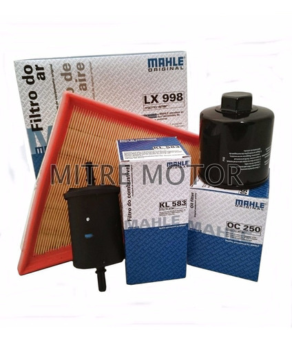 Kit Filtros Volkswagen Suran 1.6 8v Aceite + Aire + Combus.