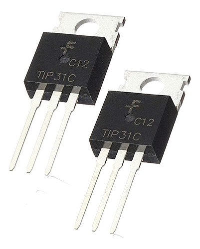 Pack X 5 Transistor Tip31c Npn Tip31 To-220 Nuevos