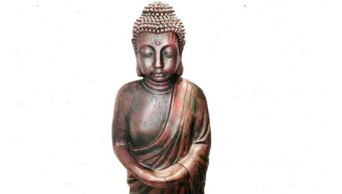 Buda Parado 1.5m Gigante Figura Exterior Jardin Deco Zn Ct