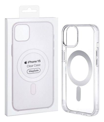 Case Magsafe Para iPhone 15 - Transparente