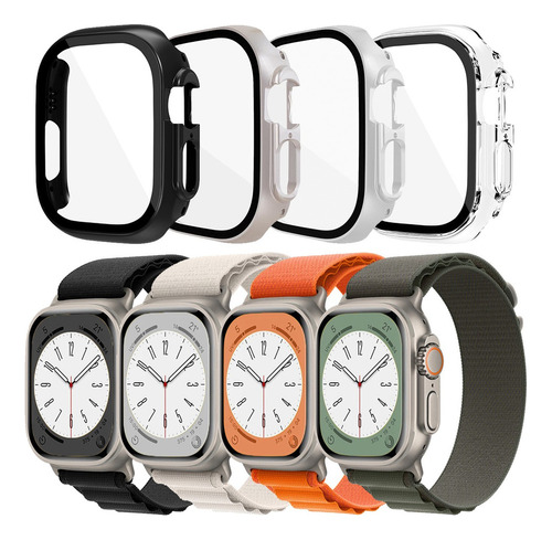 Funda, Cristal Y Correa For Apple Watch Serie Ultra De 49mm