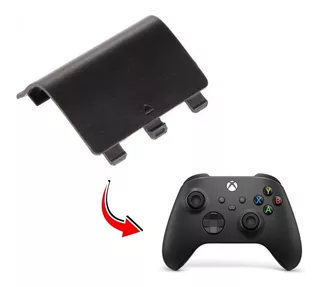 Tapa Para Portapilas Control Xbox One Series S Negra