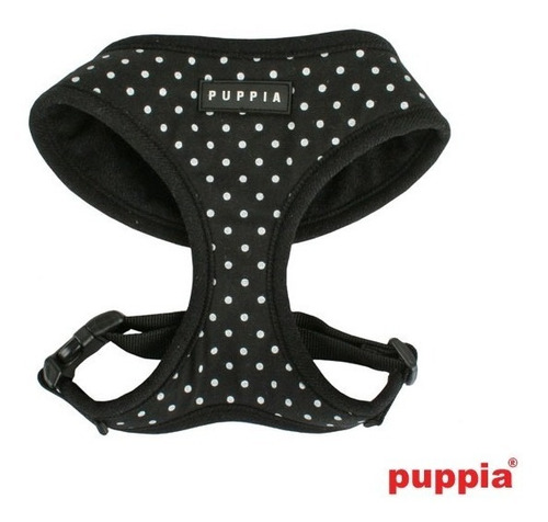 Pechera/ Arnes Puppia Color Negro Con Lunares Talle S !!