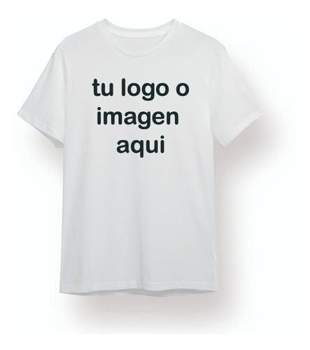 Polera Personalizada Con Tu Imagen O Logo 100% Algodón