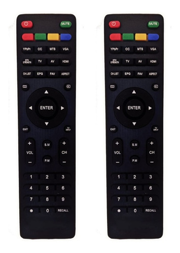 Paquete 2 Controles Para Speler Sp-led32 No Smartv + Pilas