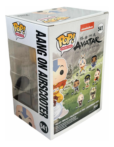 Funko Pop Animation Avatar Aang On Airscooter Exclusivo #541 (Usado)