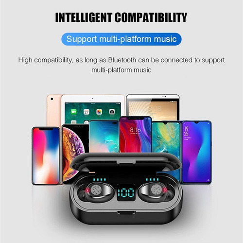 Auriculares F9 True Wireless Headset 5.0