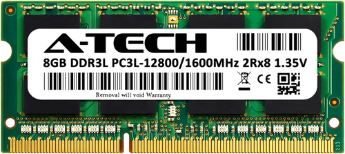 Memoria Ram A-tech 8 Gb Ddr3/ddr3l 1600 Mhz Sodimm Cl11