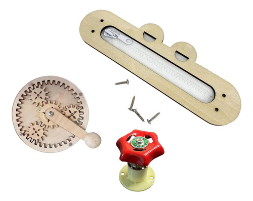 Busy Board Accesorios Cremallera Juguete Sensorial De Madera
