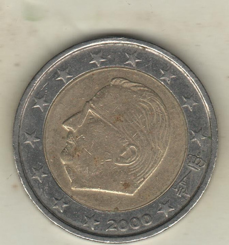 Bélgica Moneda De 2 Euros Año 2000 Km 231 - Vf+