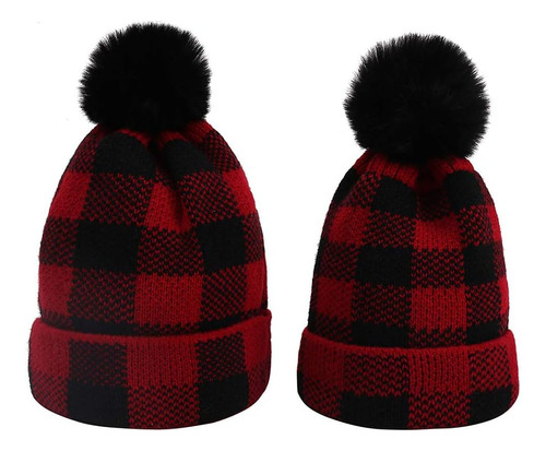 Duffoban Gorro Padres E Hijos Gorros Punto Invierno A Moda Y