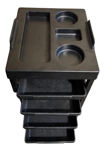 Imagen 3 de 8 de Carro Ayudante Torre Para Peluquería 5 Cajones. Nuevos