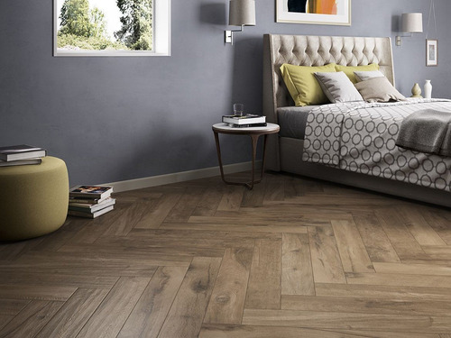 Cerámica Lume 22x90 Treviso Símil Madera 1° Cal Rectificada