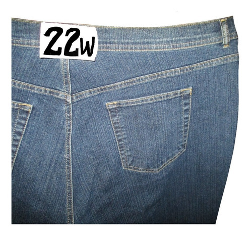 Capri Bermuda Azul Mezclilla Talla 22w (40/42) Basic Editio
