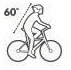 Imagen 4 de 4 de Asiento P/ Bici Vader C/ Elastómero Marron