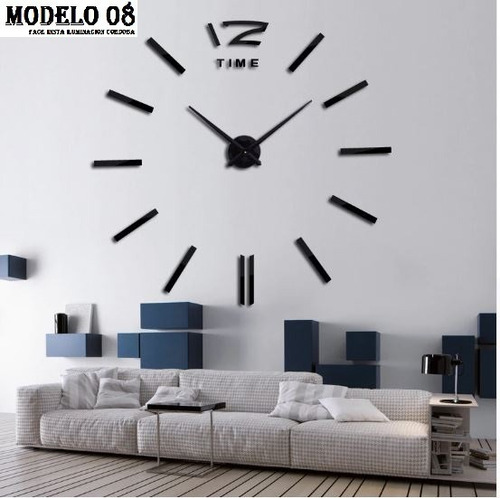 Reloj Gigante De Pared Realmente Grandes Efecto 3d. Pared