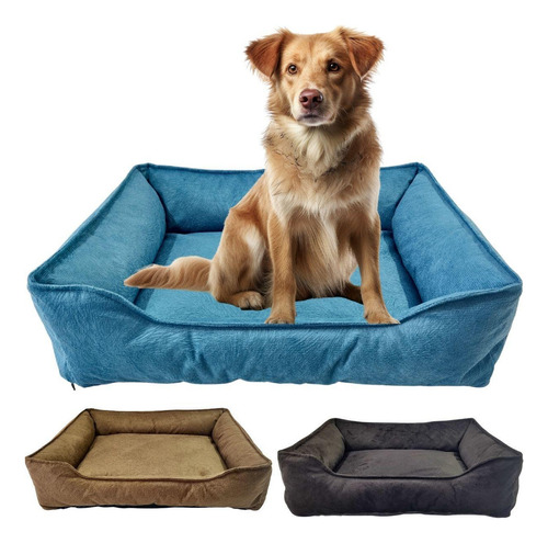 Cama Pet Luxo Macia Para Cachorro E Gato Suede G