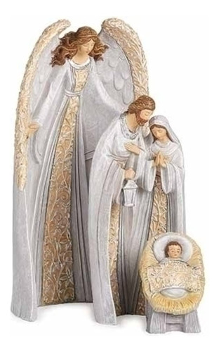 Roman Figura De Navidad De 3 Piezas Con Angel De La Santa Fa