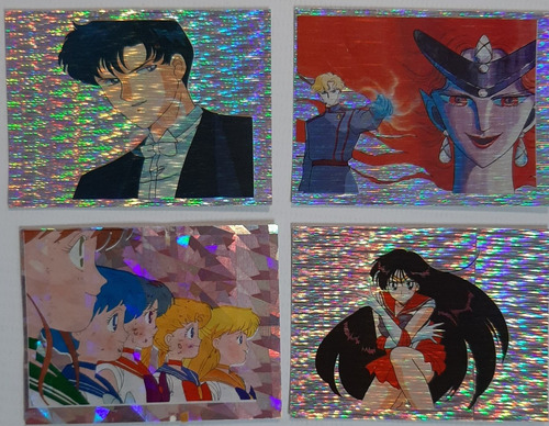 Imagen 1 de 8 de Figuritas Sailor Moon 1996 Holográficas Orig. Set X 4 Ro 211