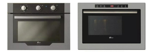 Kit Forno 50lt+micro Ondas 25l Fischer Infinity Embutir Inox