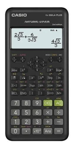 Calculadora Cientifica Casio Fx-350la Plus Similar Fx-82la Color Negro