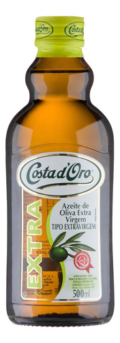 Azeite de Oliva Extra Virgem Italiano Costa d'Oro l'Extra Vidro 500ml