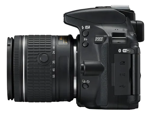 Nikon D5600 Kit with Lenses DSLR color negro