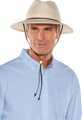 Coolibar Upf 50 - Gorro Para Hombre, Con Ventilación Y Apla