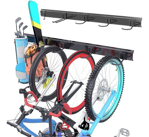 Soporte Para Bicicleta Almacenamiento 3 Gancho Ajustable