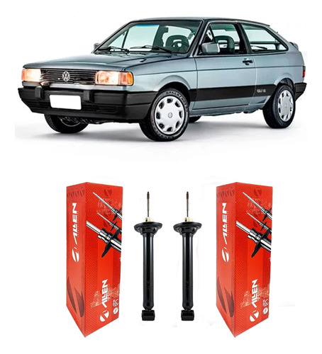 Kit 2 Amortecedores Traseiro Vw Gol Quadrado 1985-88