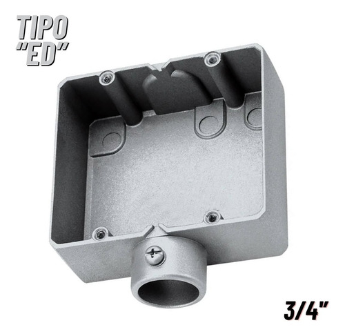 Condulete Duplo 3/4'' Alumínio Tipo Ed Tramontina