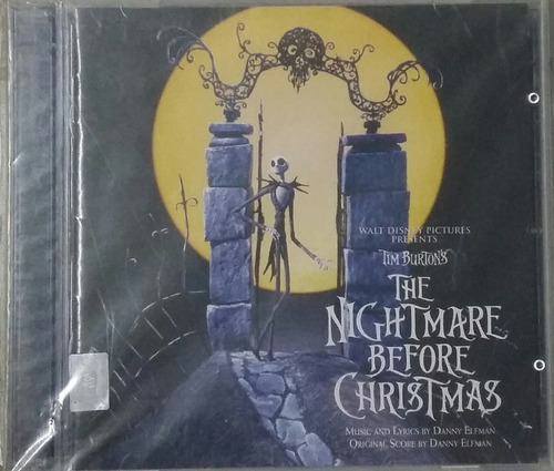 Cd Tim Burton The Nightmare Before Christmas (2cds) Danny E