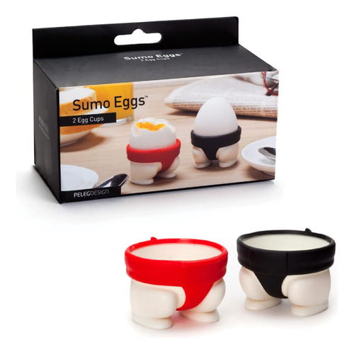 Sumo Eggs By : Set Of 2 Egg Cups