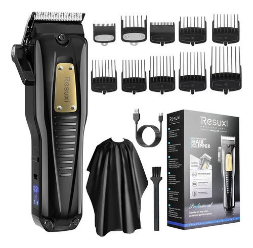 Resuxi-cortadora De Pelo Eléctrica Para Hombre Kit De Aseo