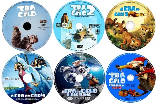 Box dvd - A Era do Gelo Coleção Completa 5 Discos em Promoção na Americanas