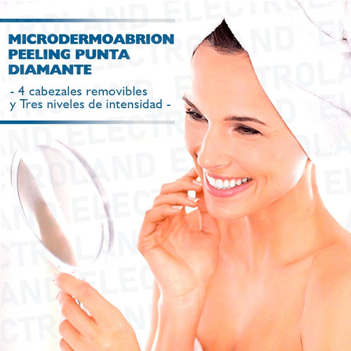 Imagen 7 de 10 de Peeling Punta Diamante Microdermoabrion Puntos Negro Recarga