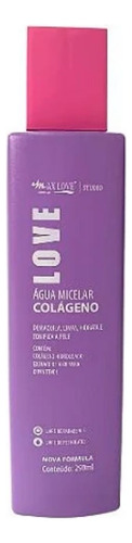 Agua Micelar Tonico De Limpeza Demaquilante Max Love