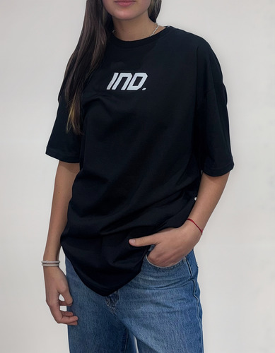 Remera Oversize Ind. Unisex Remeron Con Estampa Cod. 1001